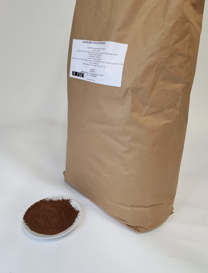 Alkalizēts kakao pulveris, 10-12%, 20kg