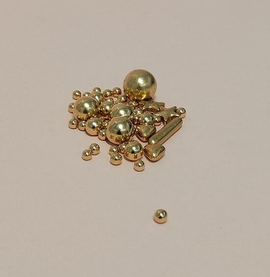 Sprinkles, gold, AF026, 100g