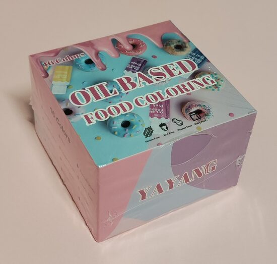 Fat-soluble food color set, 16 x 20ml