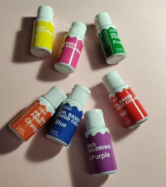 Fat-soluble food colors, 20ml