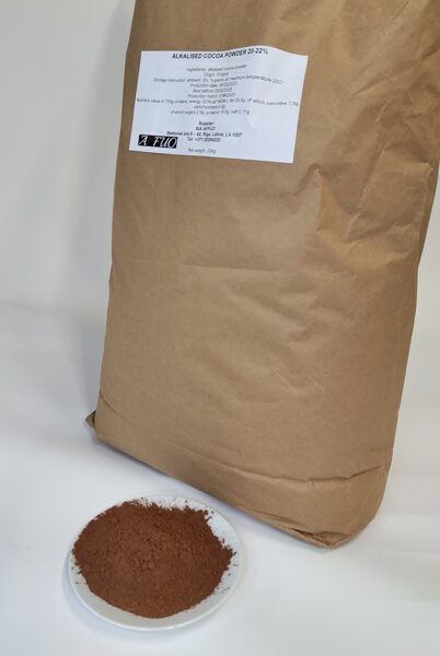 Alkalizēts kakao pulveris, 20-22%, 20kg