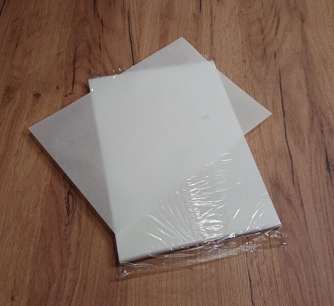 Plāns vafeļu papīrs, 0,35 mm, A4, 50 gab./iepakojumā